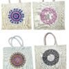 save more by buying 4 assorted set of designer eco-friendly jute bags. versatile, strong, reusable, suitable for daily use. Shipping across Australia